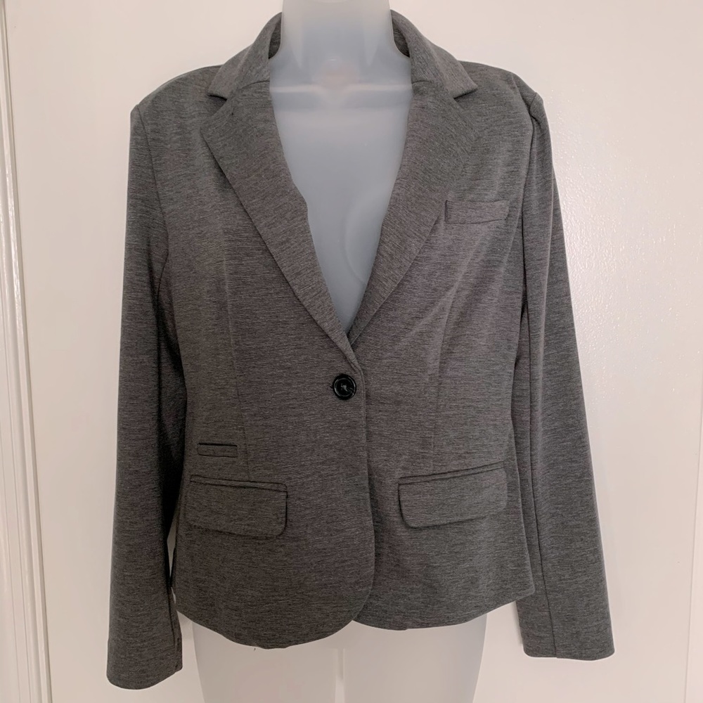 Gray Comfortable Blazer, Small